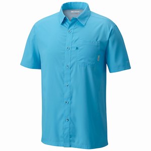 Columbia PFG Slack Tide™ Camp Skjorta Herr Blå (YVDTC7145)